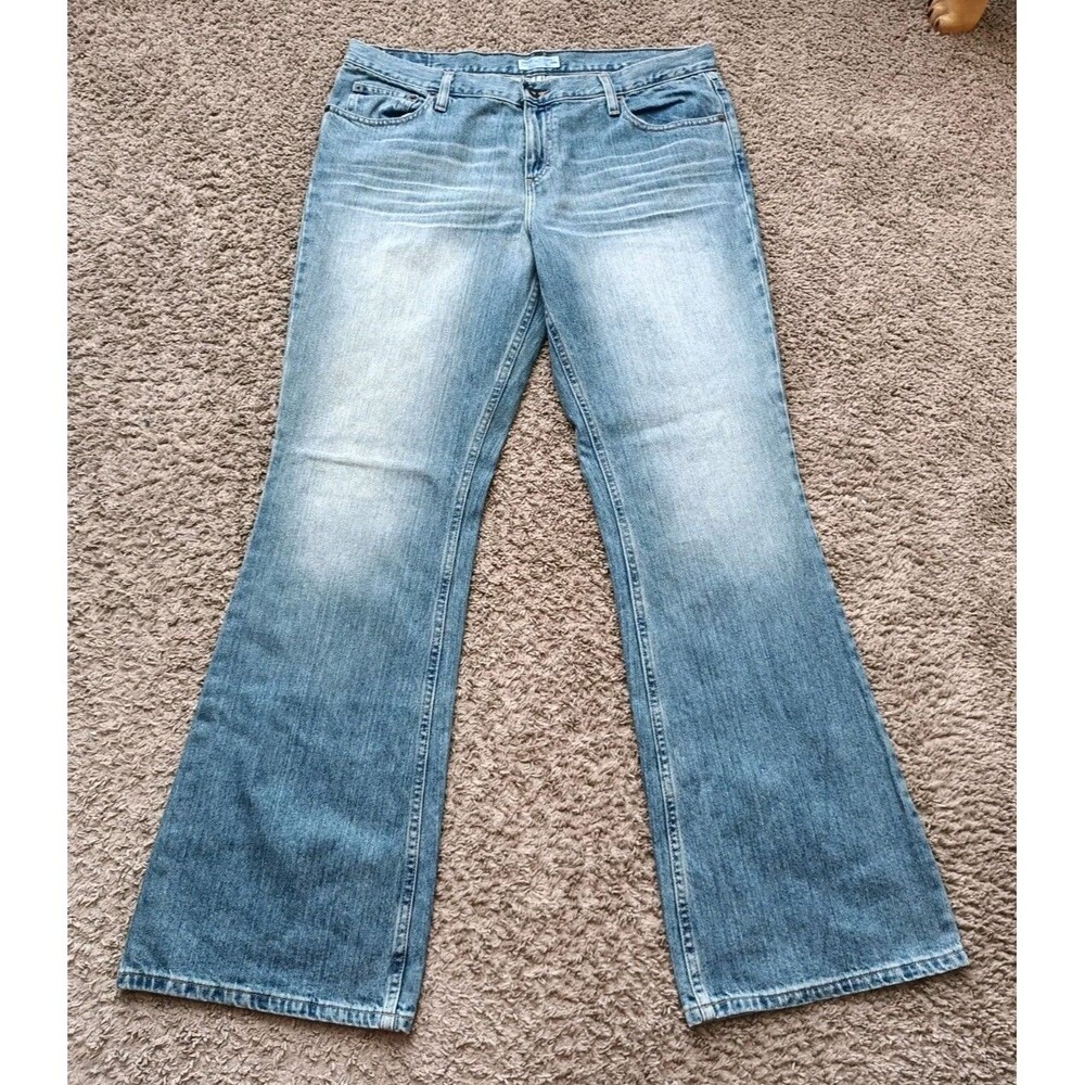 Vintage American Eagle Favorite Womens Size 16 Long Flare Leg Cotton Boho